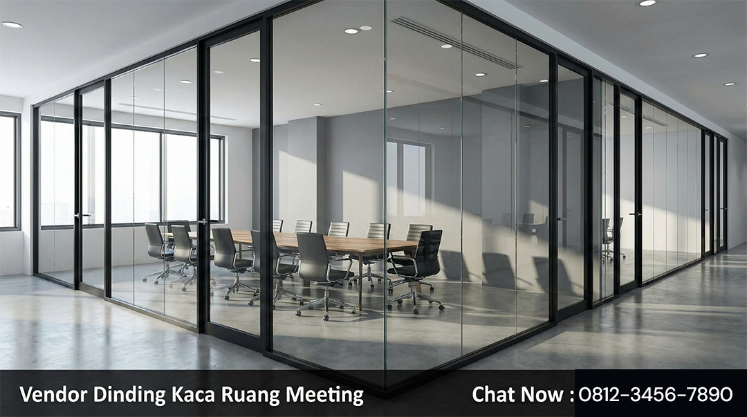 Vendor Dinding Kaca Ruang Meeting