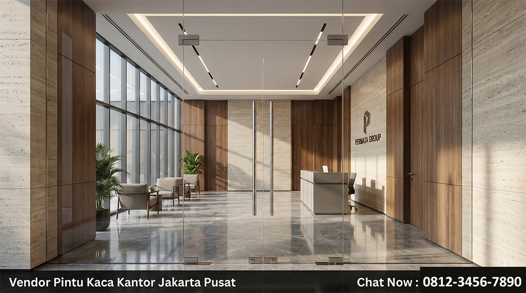 Vendor pintu kaca kantor jakarta pusat
